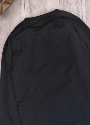 Світшот жіночий чорний з паєтками та написом love moschino розмір xl5 фото