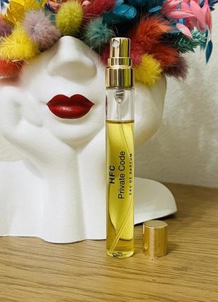 Оригинальный миниатюрный парфюм парфюм парфюмированная вода haute fragrance company private code1 фото