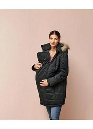 Женская куртка для беременных с вставкой для детёныш esmara размер xs