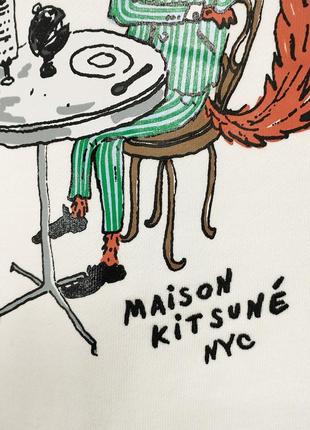 Maison kitsune толстовка свитшот хлопковый унисекс5 фото