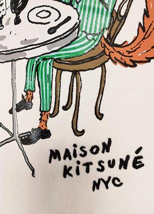 Maison kitsune толстовка свитшот хлопковый унисекс4 фото