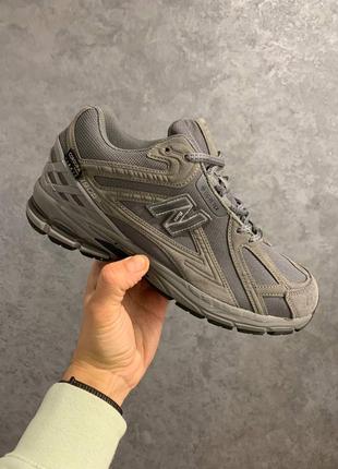 Мужские зимние кроссовки new balance 1906r cordura «magnet» gore-tex (мех)