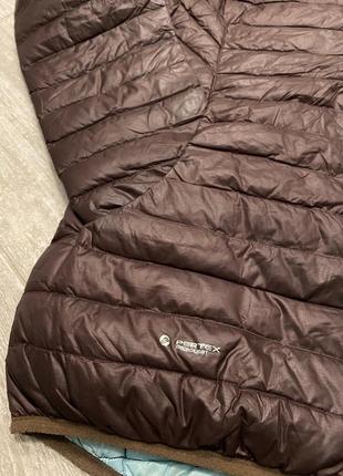 Пуховик rab microlight alpine down jacket brown3 фото