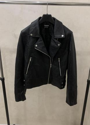 Куртка косуха черная firetrap черная женская кожаная1 фото