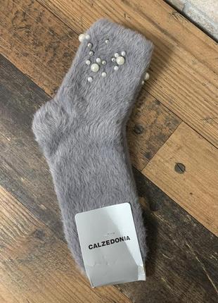 Носки calzedonia с бусинками1 фото