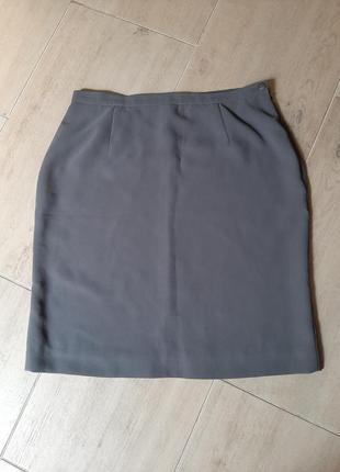 Jones new york h&m zara mango george спiдниця шифоновая классическая юбка на подкладке р.46 - 48