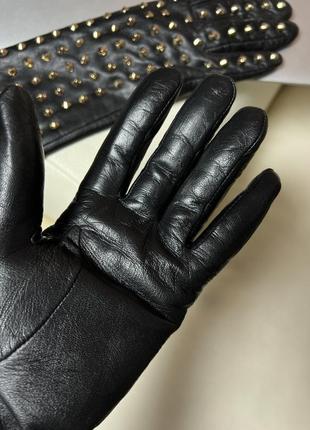 Кожаные перчатки4 фото