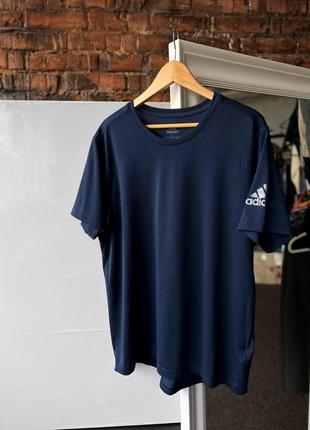 Adidas freelift climalite men’s dark blue prime training sport t-shirt спортивна футболка3 фото