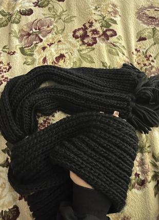 Шарф чорний colin’s