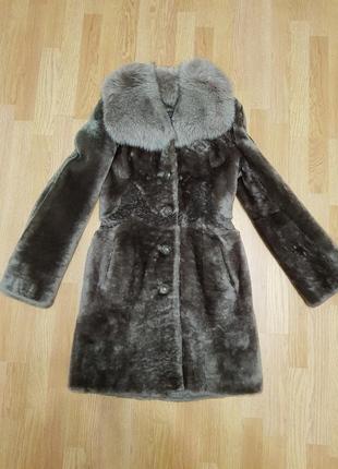 Шуба натуральна, мутон, торг.