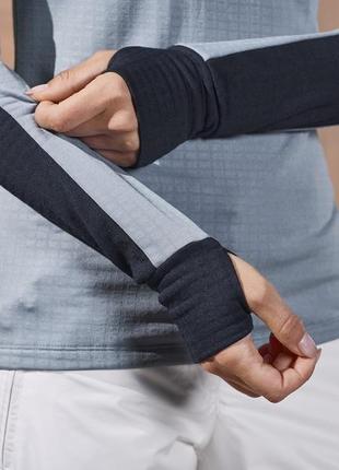 14-16 crivit модная функциональная лыжная термо кофта реглан для занятий спортом