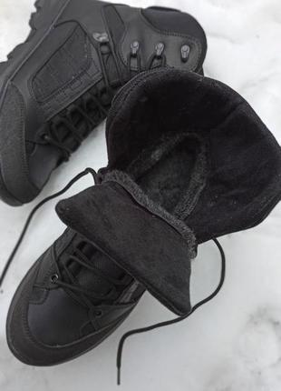 Ботинки тактические "пегас" зимние черные5 фото