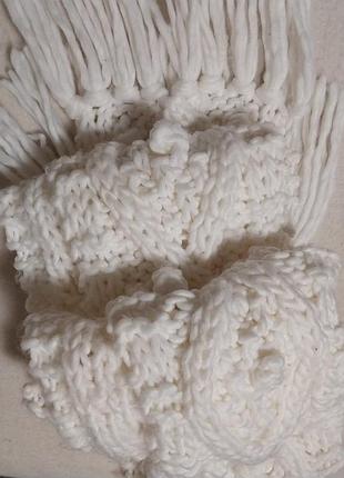 Брендовый стильный большой теплый шарф dorothy perkins