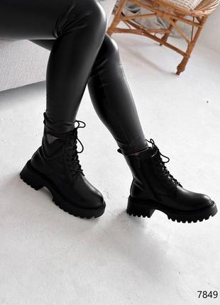 Ботинки женские trino черный зима3 фото