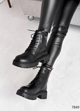 Ботинки женские trino черный зима4 фото
