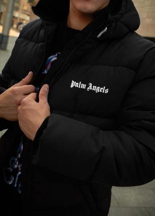 ❄️ куртка зимова чорна palm angels ❄️