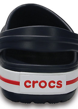 Детские кроксы сабо crocs crocband  navy7 фото