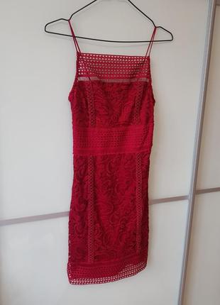 Кружевное, ажурное платье topshop7 фото