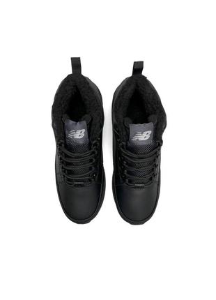 Мужские кроссовки new balance 754 all black grey fur6 фото