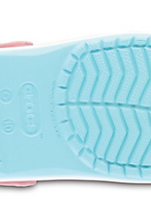 Дитячі крокси crocs crocband ice blue4 фото