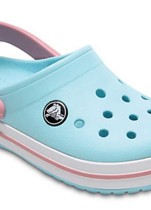 Дитячі крокси crocs crocband ice blue6 фото