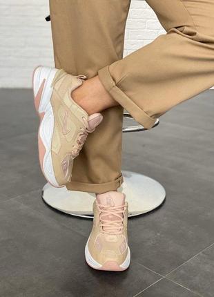 Жіночі кросівки nike m2k tekno beige3 фото