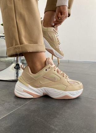 Жіночі кросівки nike m2k tekno beige2 фото