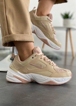 Жіночі кросівки nike m2k tekno beige5 фото