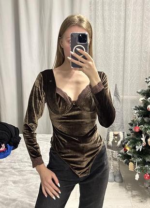 Бархатное боди