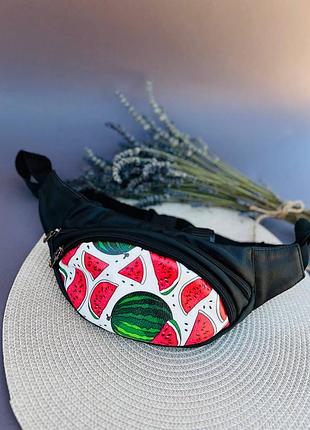Топ качество!  бананка , сумка на пояс, барыжка, барсетка ,поясная сумка  арбуз