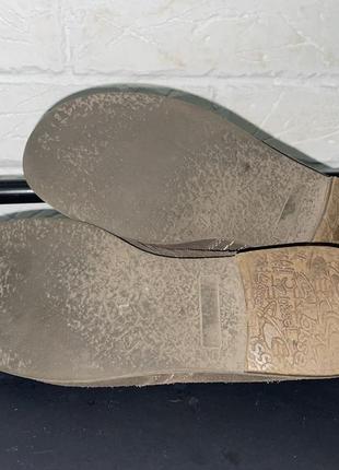 Замшевые ботинки на шнуровке bissell кожа zara, clarks9 фото