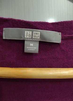 Шерстяной джемпер, цвета фуксия, японского бренда
uniqlo2 фото