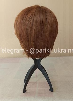 Коротка перука, каре, з чубчиком, термостійка, нова, парик2 фото
