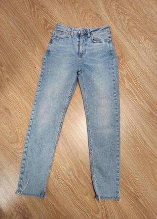 Джинсы варëнки крутые прямые трендовые denim co 6/34/xs