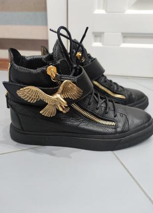 Giuseppe zanotti eagle кросівки снікерси хайтопи