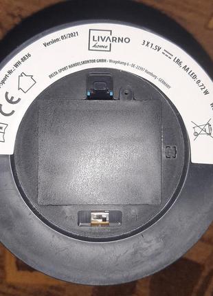 Світлодіодна лампа лед на батарейках