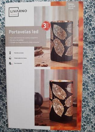 Світлодіодна лампа лед на батарейках