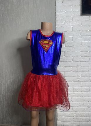 Карнавальна сукня плаття на дівчинку super girl