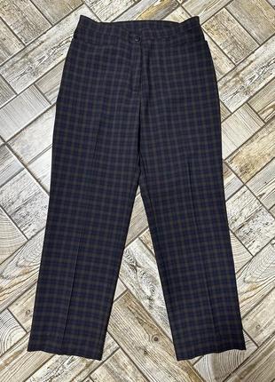 Легкі вовняні штани в клітинку tangram fashion