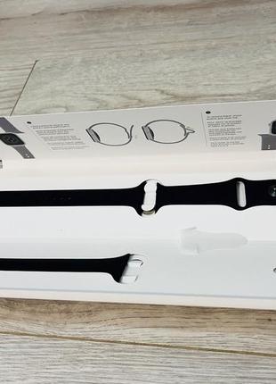 Ремінець до apple watch 45mm sport band midnight s/m/l оригінальний2 фото