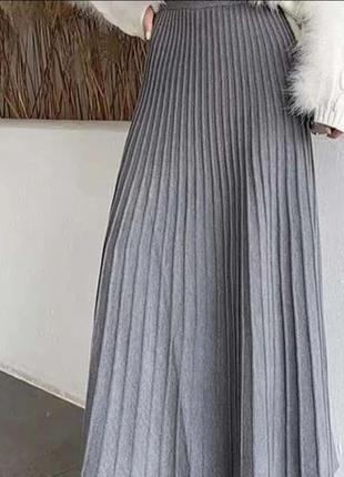 Женская юбка плиссе гофре цвета4 фото
