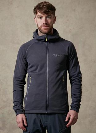 Кофта зип худи rab power stretch pro fleece jacket polartec1 фото