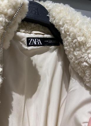 Zara  шуба зі штучної овчини жіноча| куртка9 фото