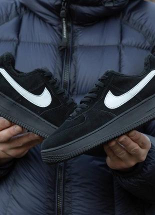 Чоловічі кросівки nike air force winter low grey