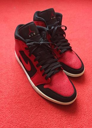 Кроссовки найт air jordan 1, 44, 28см8 фото