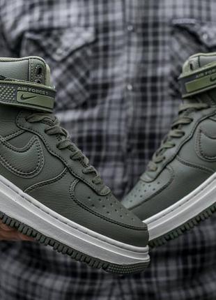 Мужские кроссовки nike air force mid gore-tex haki