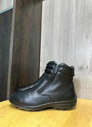 Ecco - зимние кожаные ботинки ботинки1 фото