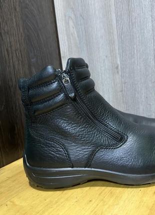 Ecco - зимние кожаные ботинки ботинки4 фото