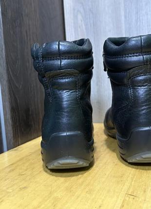 Ecco - зимние кожаные ботинки ботинки5 фото