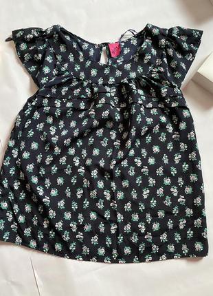 Мила легка блузка в квітковий принт, блуза, футболка